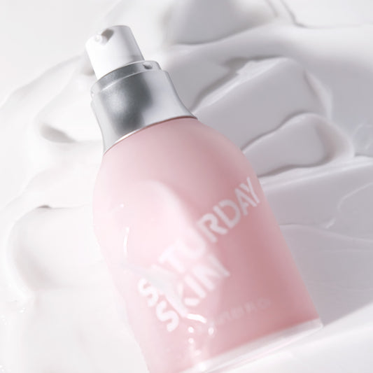 Pink and silver device with 'Suday' branding on a white background