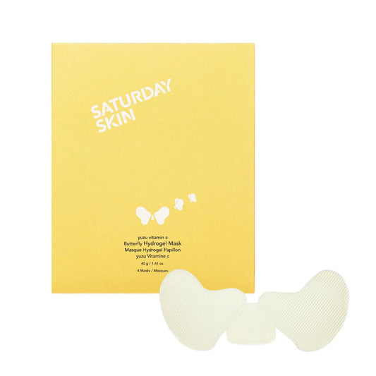 Saturday Skin Yuzu Vitamin C Butterfly Hydrogel Mask (4 Pack)