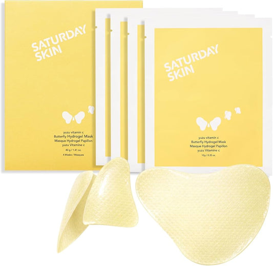 Saturday Skin Yuzu Vitamin C Butterfly Hydrogel Mask (4 Pack)